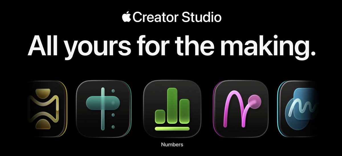stufflistings's tweet image. Apple has released a new update for the Creator Studio apps.

Also, the new Final Cut Camera logo...