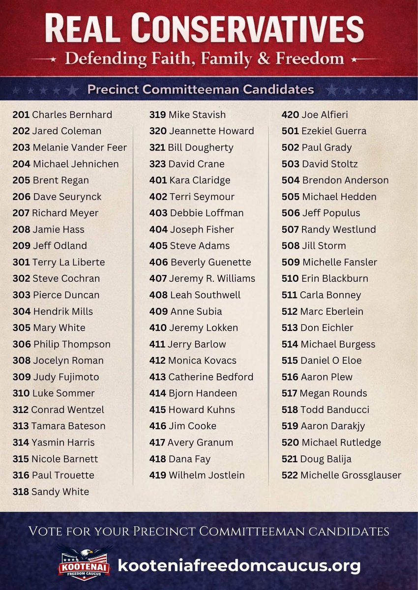 May 19th for Kootenai: