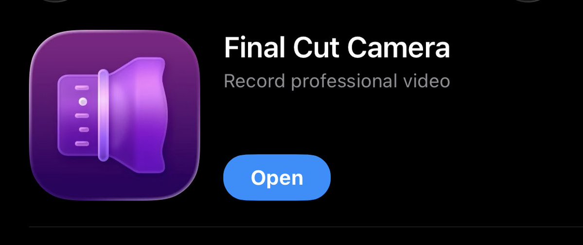 stufflistings's tweet image. Apple has released a new update for the Creator Studio apps.

Also, the new Final Cut Camera logo...