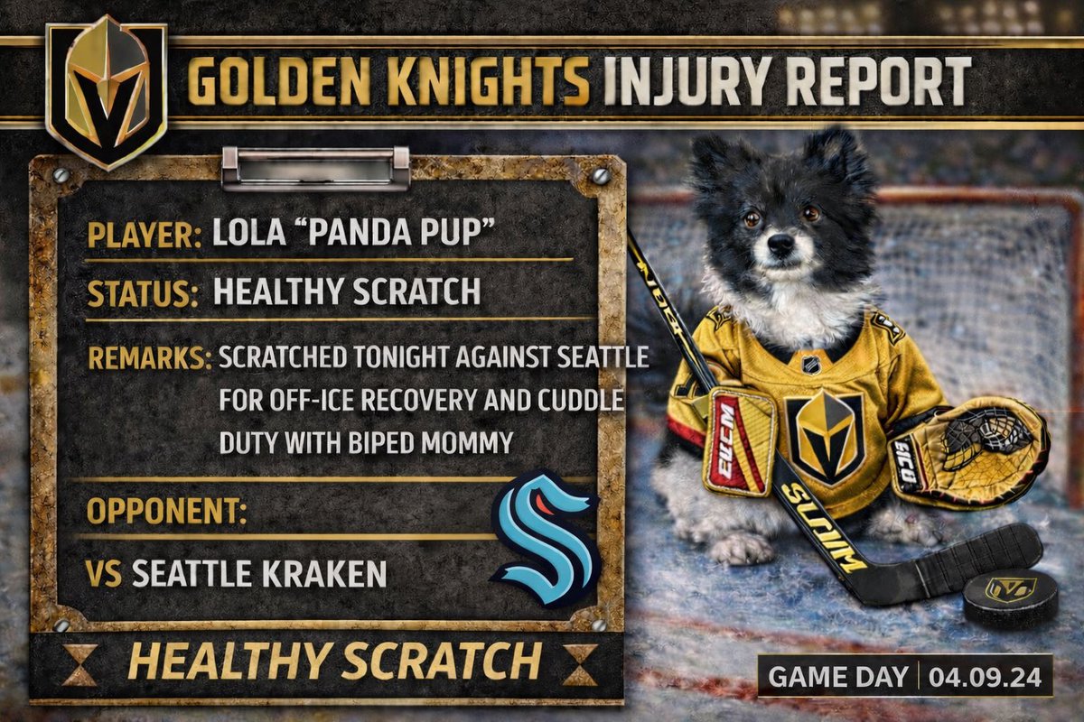 x-Lola The VGK Panda Pup ❤️🐼🐶 tweet media