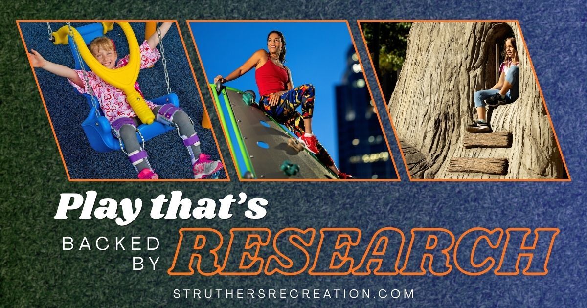 The best playgrounds today aren’t based on guesswork—they’re backed by research.

That’s what leads to better outcomes and more community use.

bit.ly/4t5h7BY