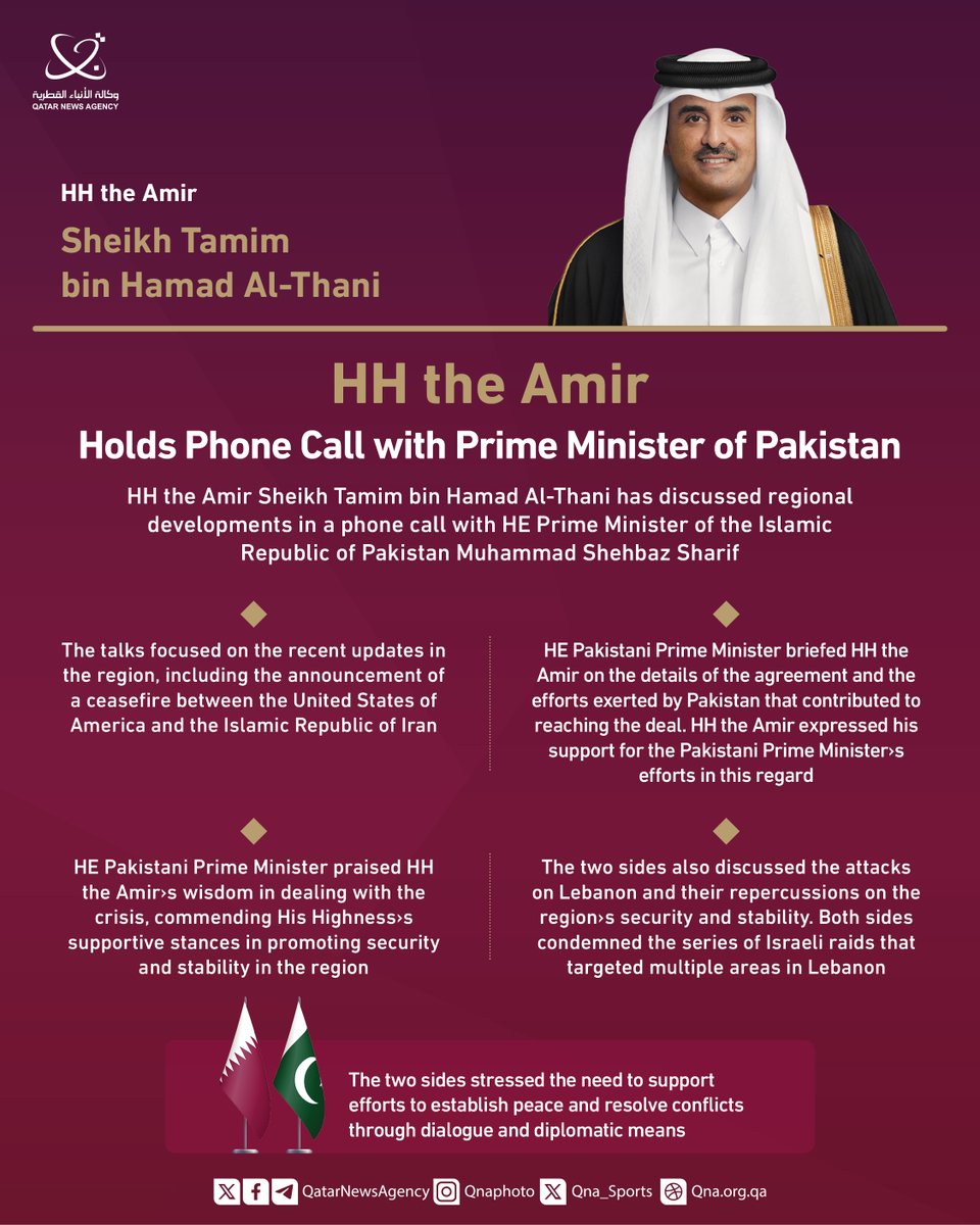 Qatar News Agency tweet media