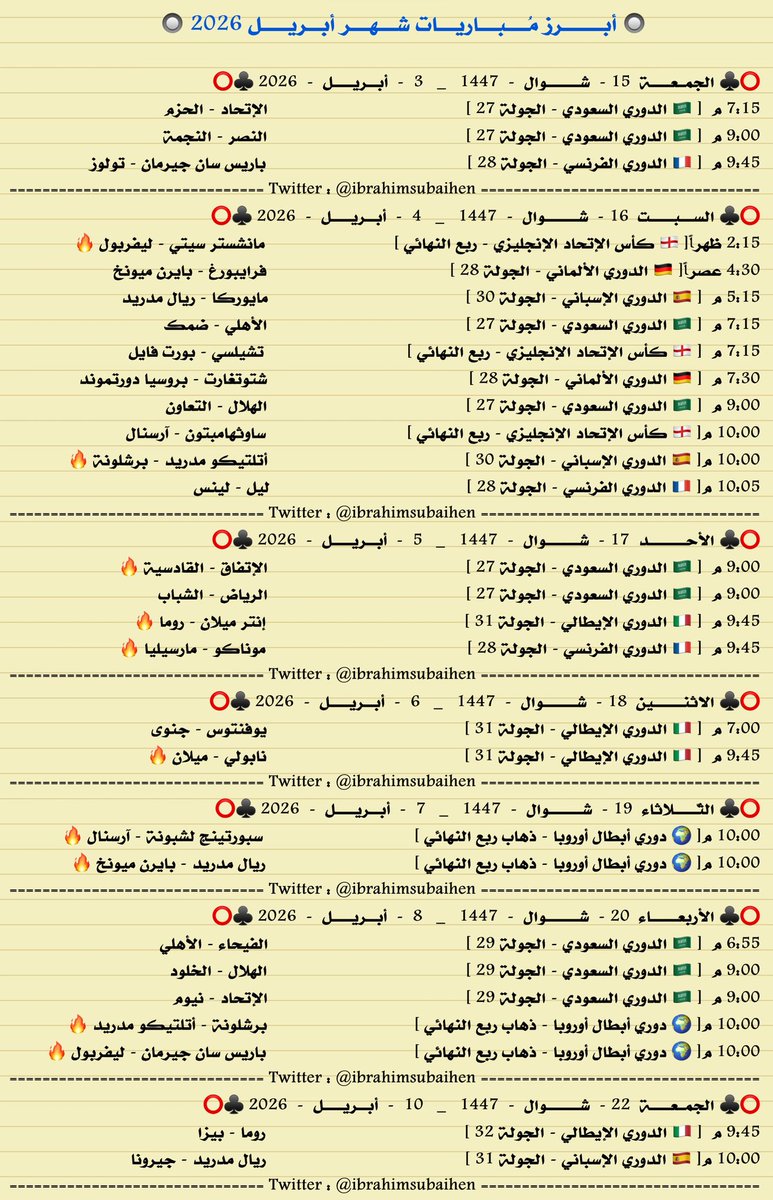 abnalmon's tweet photo. @IbrahimSubaihen والله انك موقع ممتاز وضروري ولكن هاليومين عندك اخطاء في الجداول ومباريات اليوم الخميس ليست من الاخطاء البسيطه تحياتي 🫡 https://t.co/wb0fAYpUrA