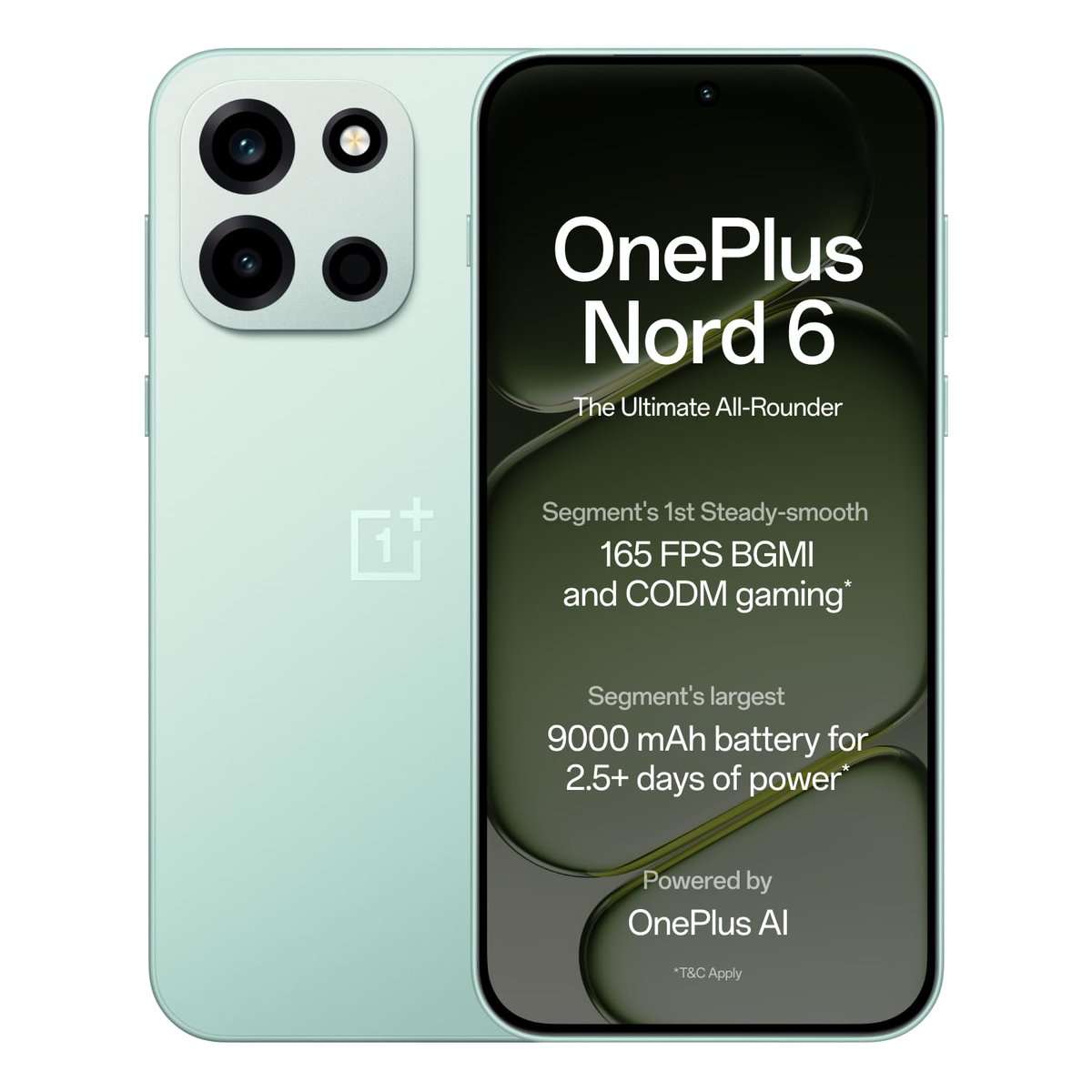 smasithick's tweet image. OnePlus just went killer mode 🔥

The OnePlus Nord 6 at ₹39K (!!) is doing things that shouldn’t even be legal in this segment:

✅ Snapdragon 8s Gen 4 (~2.5M AnTuTu)
✅ 165Hz 1.5K AMOLED 
✅ Claimed 165 FPS gaming (BGMI/CODM)
✅ MASSIVE 9000mAh battery + 80W ⚡
✅ IP66 + IP68 +