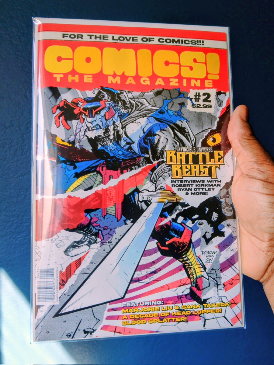 taitetorri1's tweet photo. Always happy to get this mag . More than happy really! #ComicBooks
#ComicsTheMagazine #SkyboundEntertainment #BattleBeast https://t.co/fuSUkPdBg7