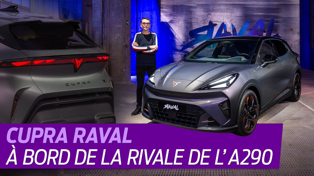dmeance's tweet image. Cupra Raval (2026) : A bord de la future rivale de l’Alpine A290 youtu.be/AIMdHnTgRFs?si… via @YouTube @Largus_auto 
@CUPRA #Cupra #Raval #CupraRaval #Citadine #Sportive #Electrique #Présentation #VoitureElectrique #BEV #EV #VE