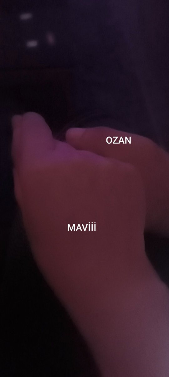 MAVİİİİ💕OZAN NOT:Ciddiyetsizler yazmasın tweet media