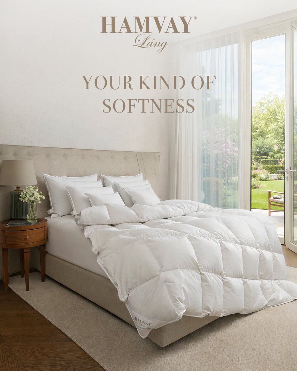 HamvayL's tweet photo. Refreshing your bedroom for spring is about more than just visuals. The right comforter, pillow and cover bring a lighter, fresher sleep experience. True comfort is something you feel.

Discover our Spring Sale and save up to 30%.

#hamvaylang #hungariangoosedownbedding https://t.co/S48VKVthun