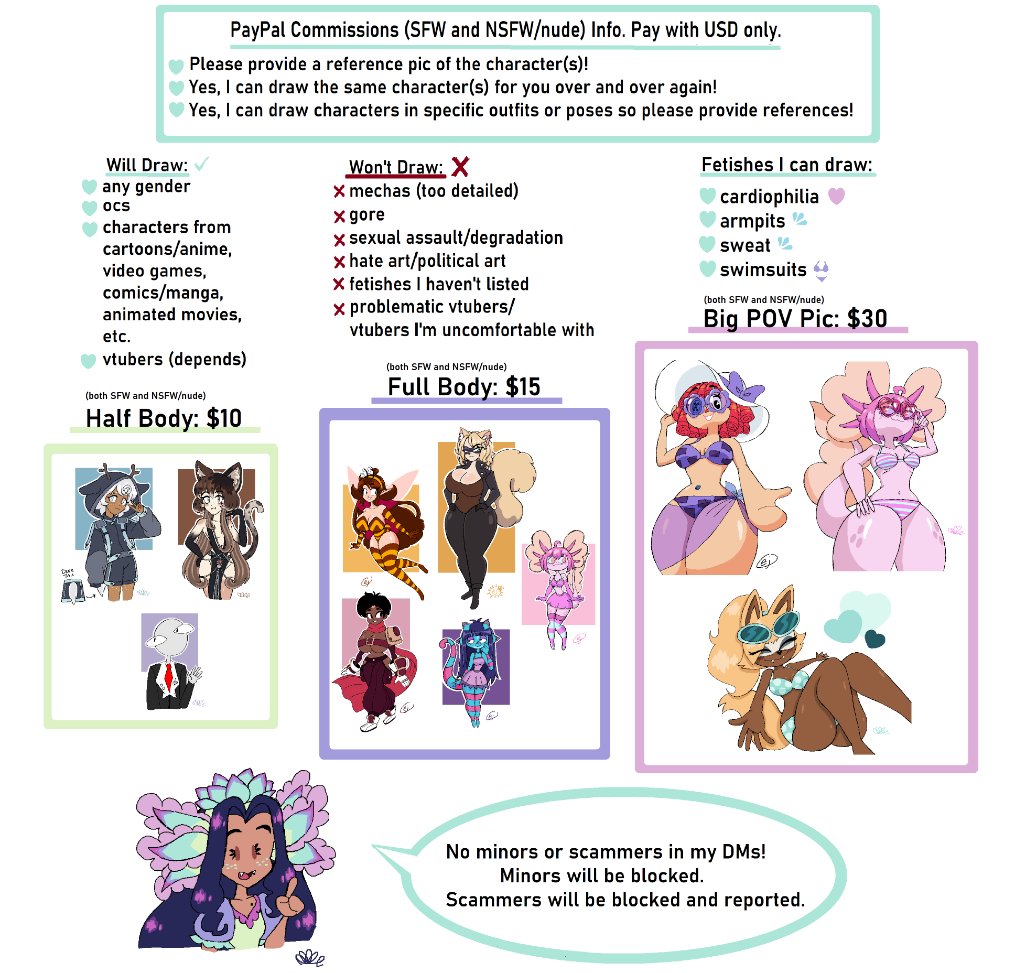 🧚‍♀️🪷 COMMISSIONS OPEN tweet media