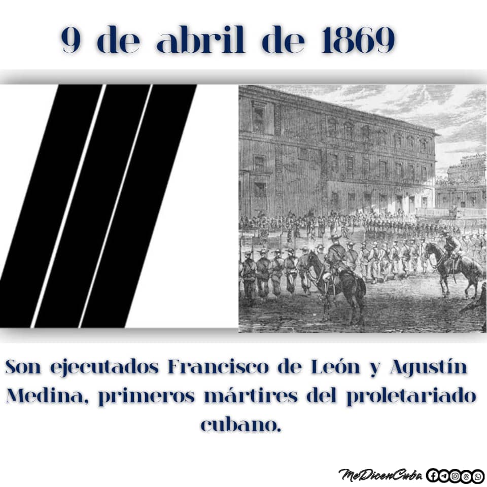 Dos obreros, dos fusilados, dos sueños de justicia. De León y  Medina son el origen de una clase trabajadora que nunca se ha rendido.  Honor y gloria.  #CubaSoberana #CubaEstaFirme #100AñosConFidel  <a href="/CubaCubacons/">Grupo Empresarial Construcción y Montaje</a>  <a href="/HidysB/">Hidys Duménigo Baralt</a>  <a href="/benederto/">Benederto Travieso Gómez</a>