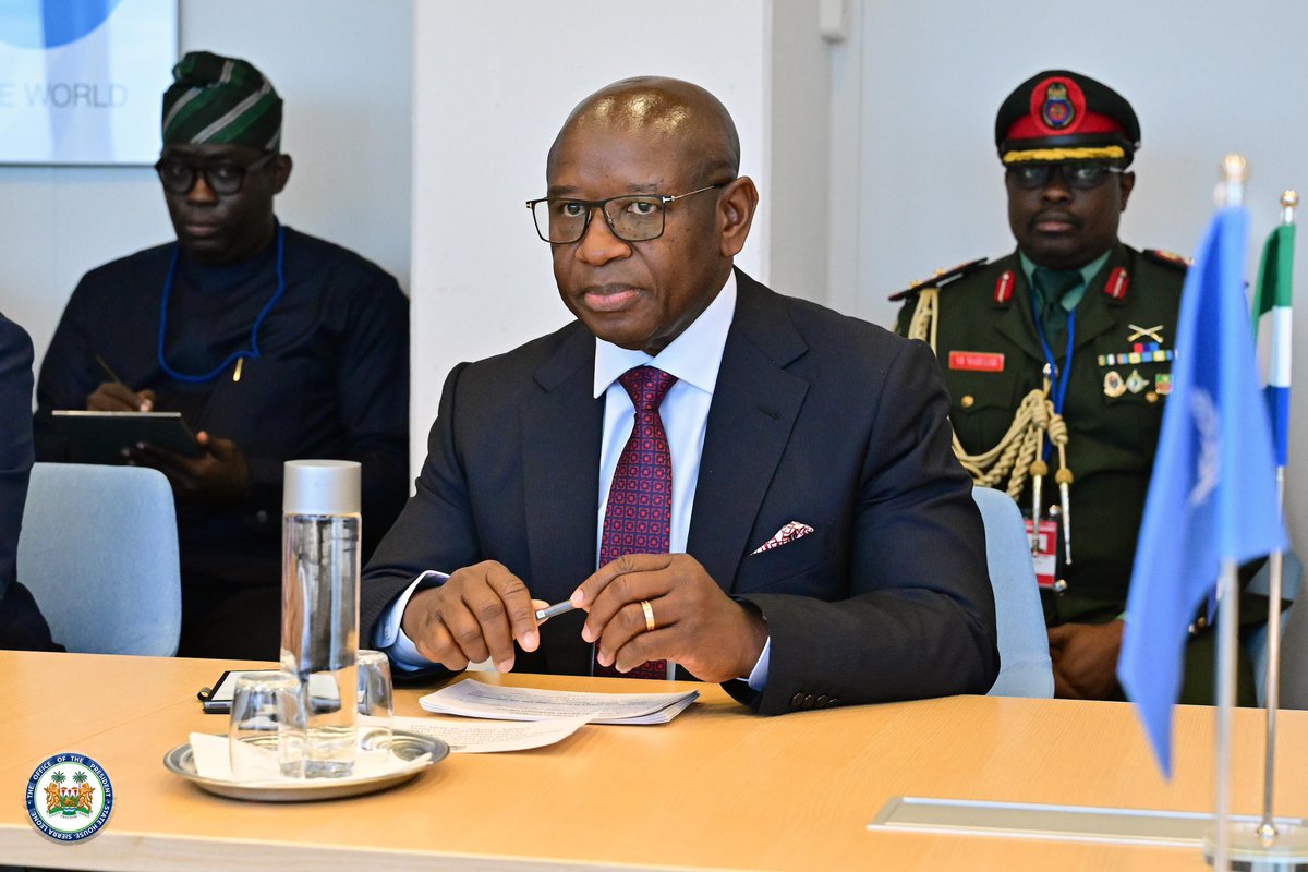 Julius Maada Bio tweet media