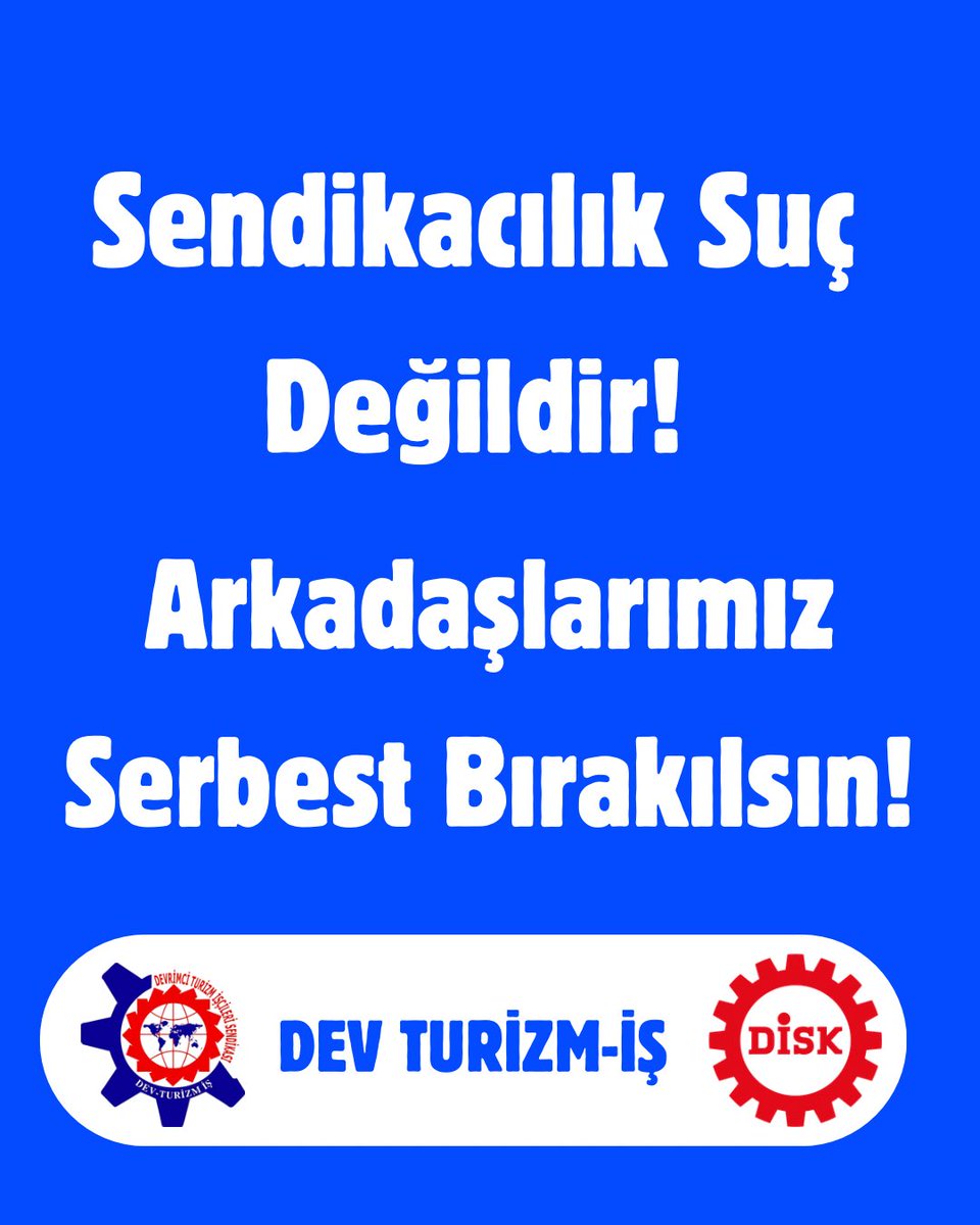 DİSK Dev. Turizm-İş tweet media