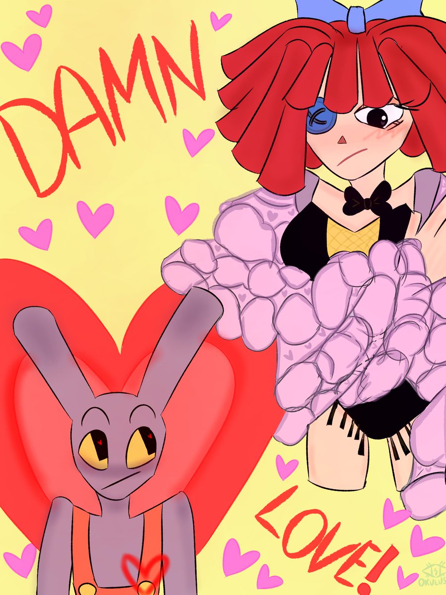 ULOKULUS's tweet photo. "Damn, love"💗

#theamazingdigtalcircus
#bunnydoll
#digtalcircus
#jax 
#ragatha https://t.co/wY6np7ul5l