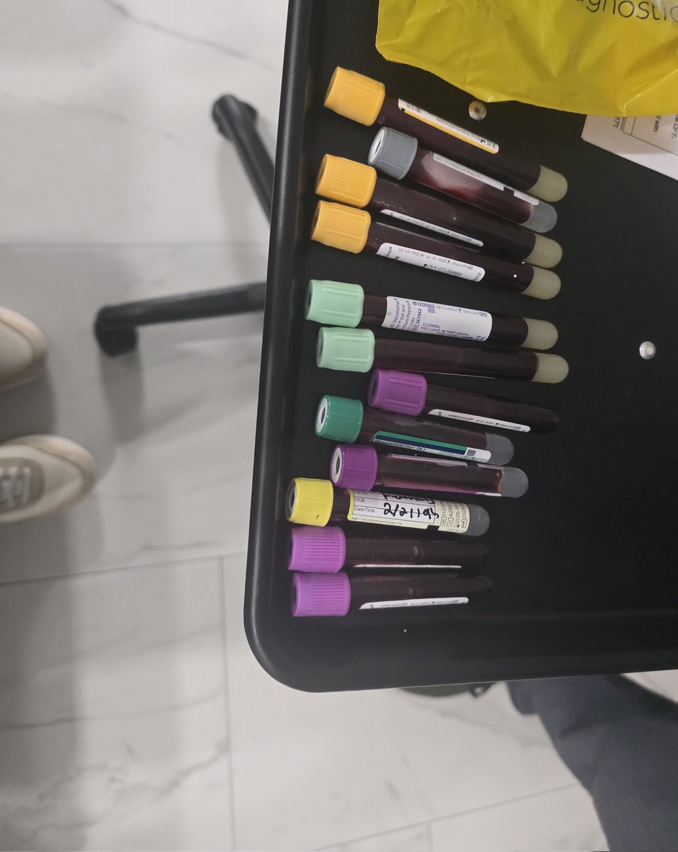 _AdriiFuentes's tweet photo. Whelp, Rough day Today

Had an appointment with my new Rheum today. The new Doc has been good so far. Had low BP and 12 vials drawn. Got a lollipop for feeling woozy, threw up at my moms house, now I'm home resting and drinking pedialyte. It's been a tough morning. https://t.co/uDfVcLqHw7
