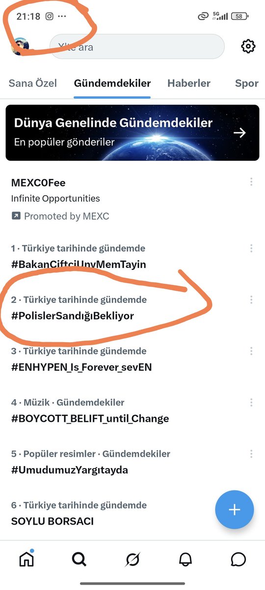 Bu saat itibariyle hâlâ gündemde 2. sıradayız... Bizim yerimiz zirve olmalı bize zirve yakışır arkadaşlar... 

Bu tarihi bir gün ve tarihi bir mesaj vermemiz gerekiyor...

O yüzden durmak yok...
#PolislerSandığıBekliyor