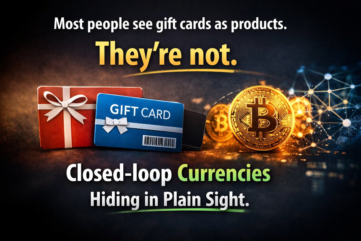 dynamicdebits's tweet photo. Most people see gift cards as products.
They’re not.
They’re closed-loop currencies hiding in plain sight.

#GiftCards #DigitalPayments #TokenEconomy https://t.co/jG40JLrDol
