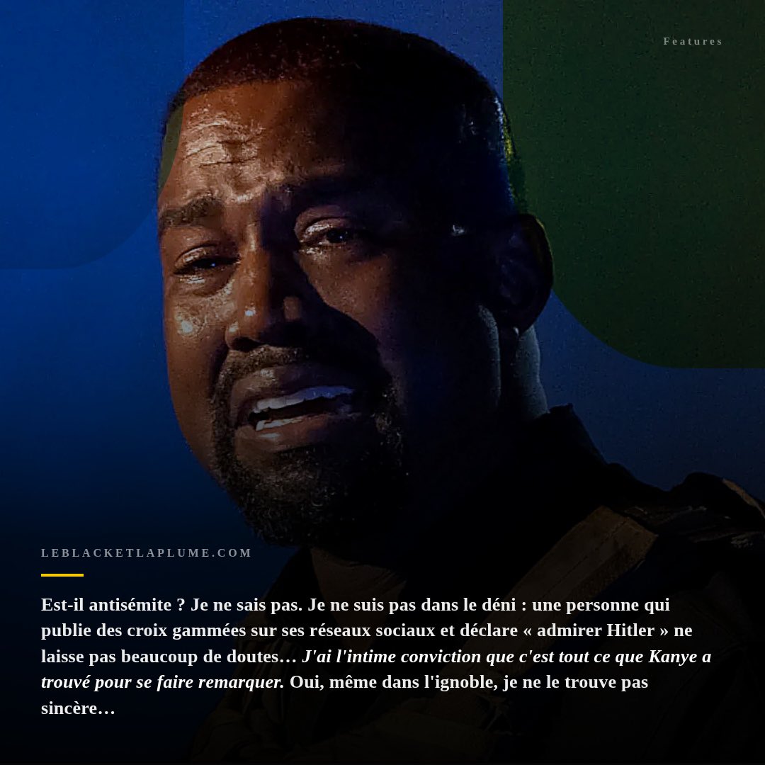 Seendanew's tweet image. 5 points pour situer KANYE OUEST leblacketlaplume.com/2022/12/02/5-p… #Bully #Kanye #ye #wirefestival
