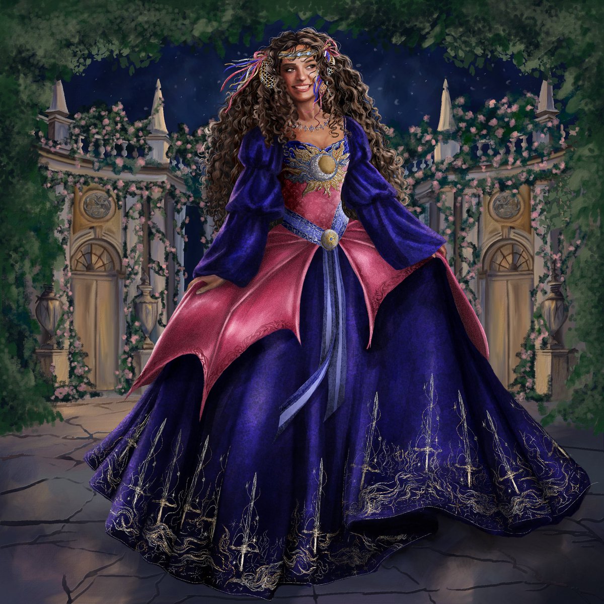 May92798776's tweet photo. Princess Daella Targaryen, daughter of Maekar Targaryen
#akotsk #asoiafart #asoiaf #daellatargaryen #maekartargaryen #maekarling #housetargaryen #targaryenart https://t.co/u2JgfsVFsf