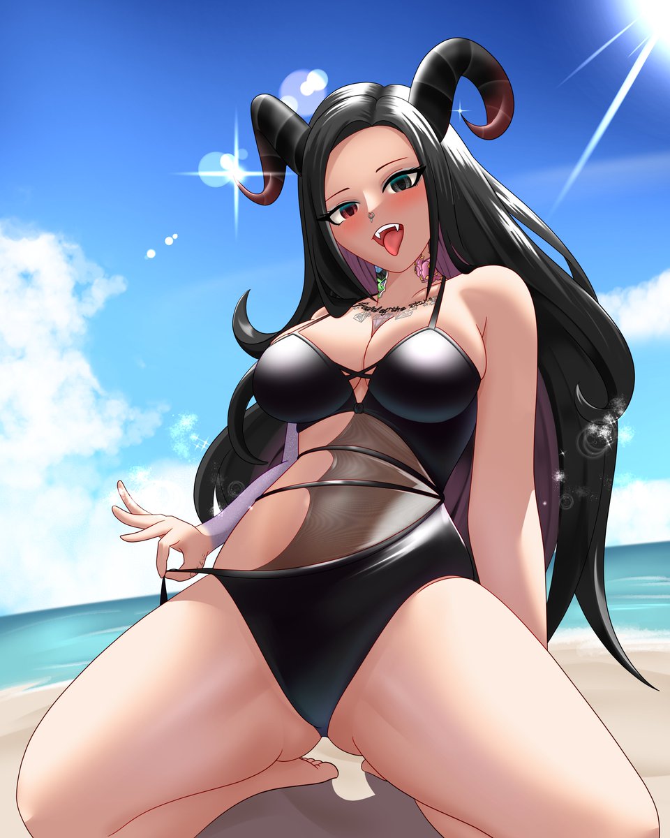 Craving the beach and sun burning my skin off so badly today

Art by @/Targoesh