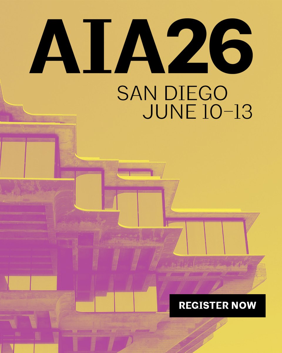 AIA_AAH's tweet photo. Lock in early rates by April 10 for the @AIANational #AIA26. Our session will look at 3 Healthcare Design Award winning projects, sharing insights into the creative and technical processes. https://t.co/IUwLJNNJhE https://t.co/Nye4JU7ei6