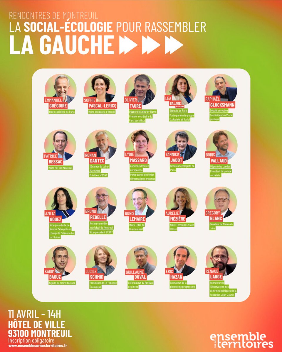 Ensemble Sur Nos Territoires (ESNT) tweet media