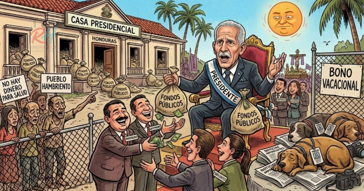 Ferpinedahn16's tweet photo. Qué vergüenza que mientras el pueblo sobrevive, desde el poder se repartan millones de lempiras a diputados y suplentes como si Casa Presidencial fuera caja chica partidaria. 

Y más vergüenza todavía el papel de los medios corporativos que se quedan mudos, cómodos y obedientes.. https://t.co/ETl4qAg4rv