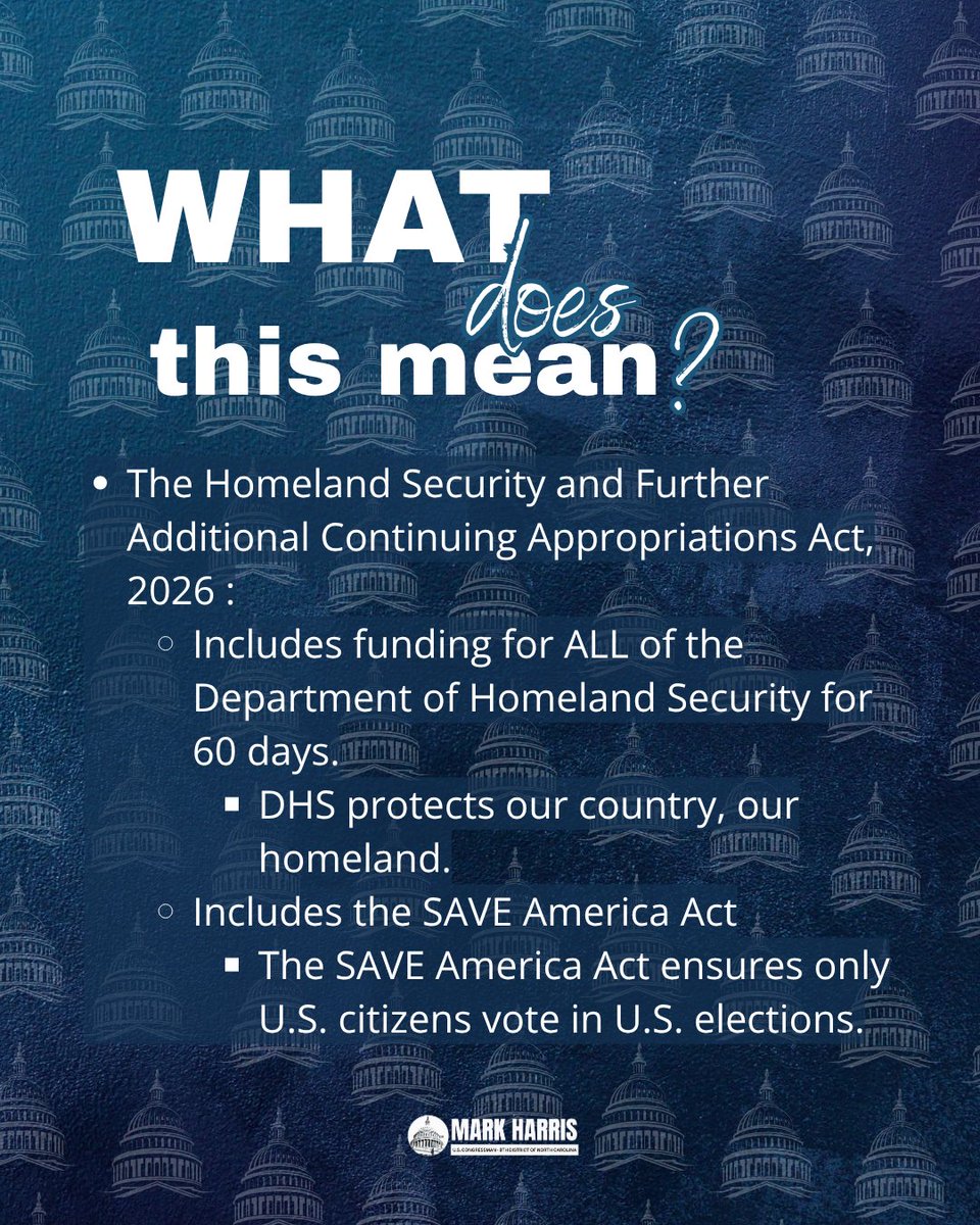 Rep. Mark Harris tweet media