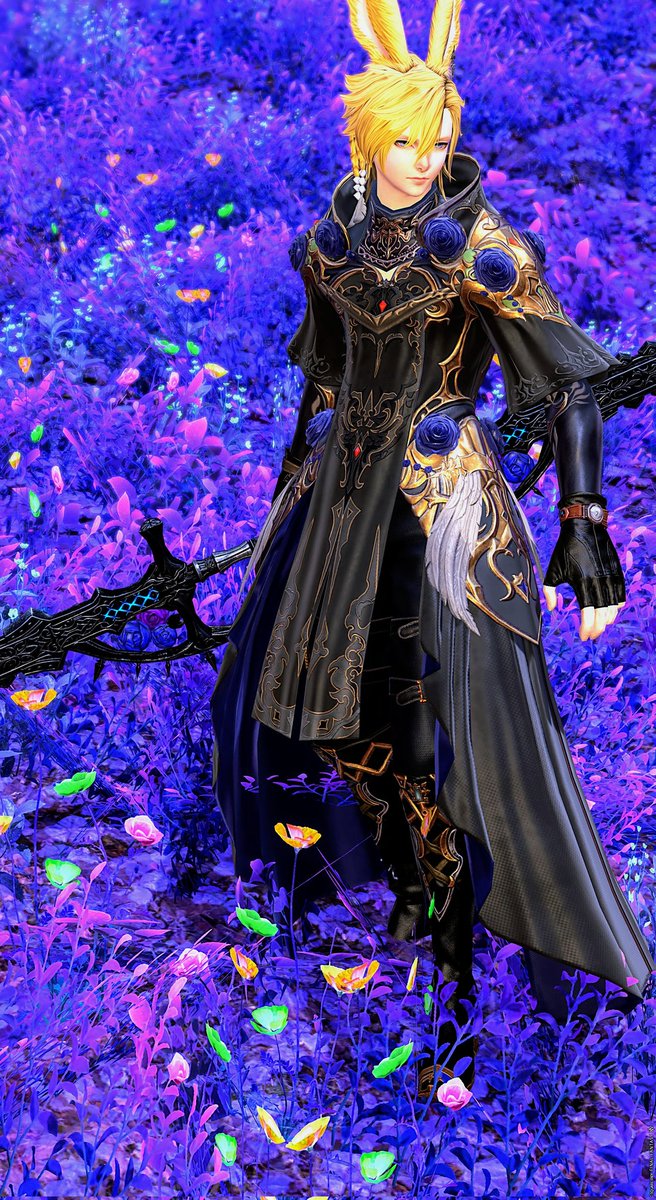 6_vjp1's tweet photo. 青薔薇の剣士

#FF14 #FF14SS  #ヴァイパー #うさお https://t.co/YPSWIf7cnj