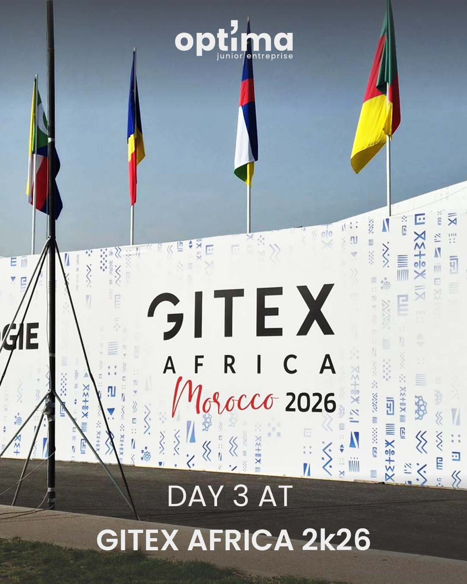 optima_je's tweet photo. Final day at GITEX Africa. 🧡

 3 days. Countless ideas. Real connections. We came, we learned, we connected — and we’re leaving inspired.  

#GITEXAfrica #GITEX2026 #Marrakesh #Morocco #OptimaJE #Tech #Innovation #Entrepreneurship #Networking https://t.co/3bu3RsSE2S