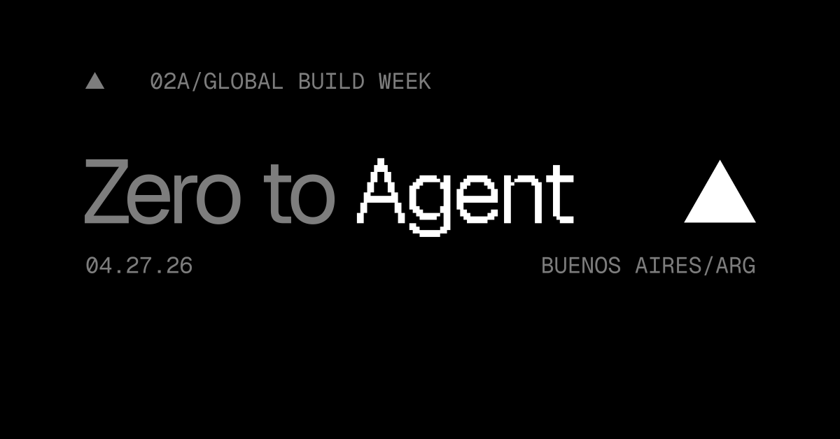 dev3pack_ARG's tweet image. Zero to Agent en Buenos Aires 🇦🇷

Junto a @dev3pack y @buidlerstech traemos una experiencia para builders: venís con una idea y salís con un agente funcionando 🤖

Workshop + build session con @v0 x @vercel

📍 Palermo · 27 de abril

Inscribite 👇
🔗 luma.com/puy3xxat
