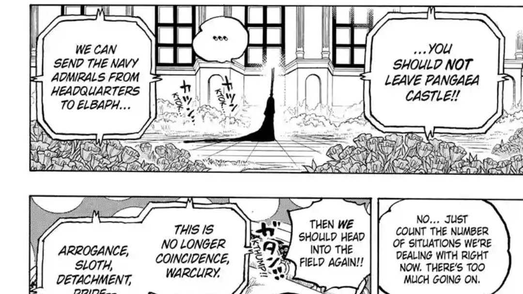 Daily reminder  that last chapter completely destroyed the "Admirals are figureheads to hide the WG true strength " cope

When the gorosei wanted to recommend a powerful force that'll convince imu he doesn't need to face the threat himself they recommended the admirals FIRST