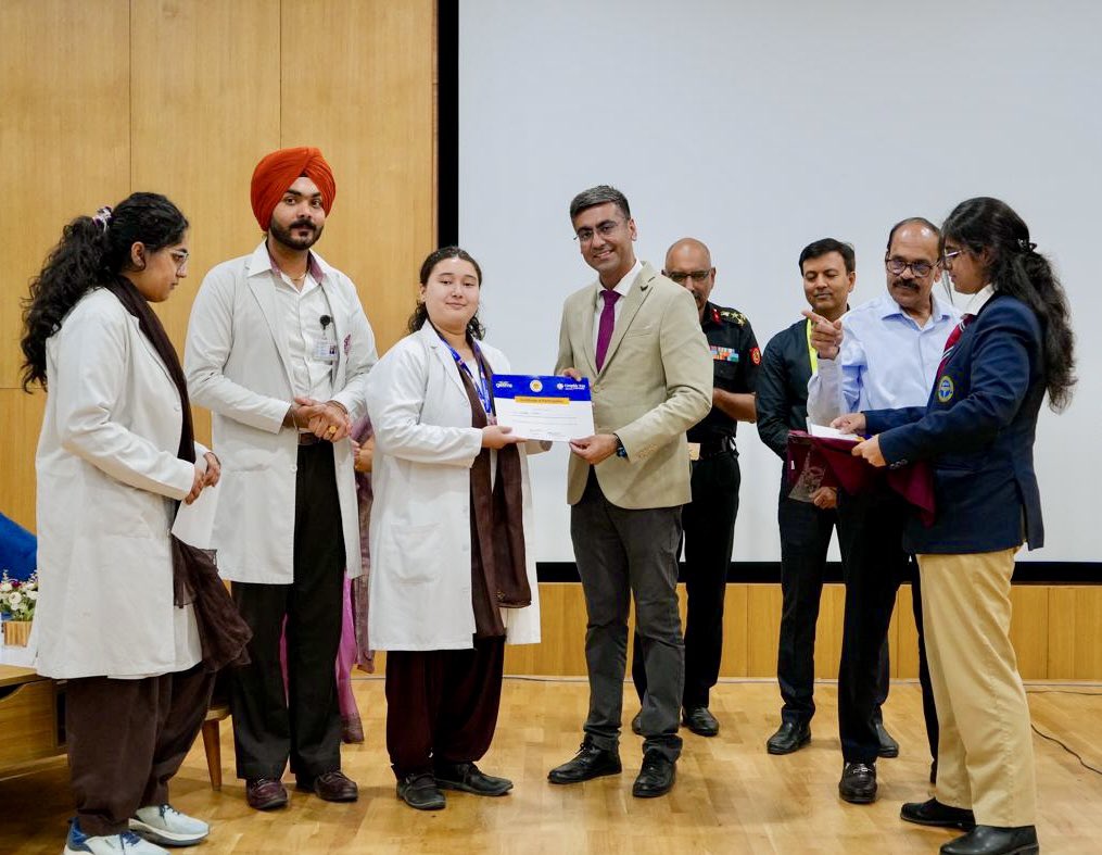 Honored to be Quiz Master at the inaugural Caduceus Cup—a state-level medical quiz initiated by GEIMS, marking the start of a promising yearly tradition.

Sharp minds, great energy, true sportsmanship.

Here’s to building a legacy.

#CaduceusCup #GEIMS #MedicalQuiz