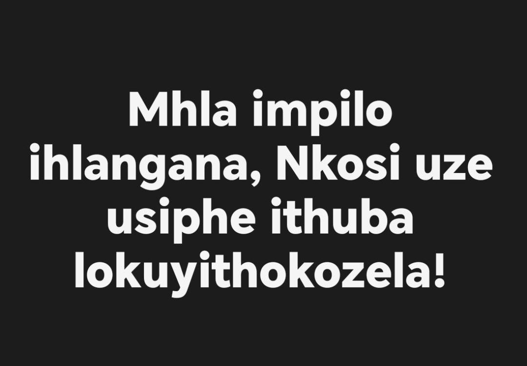 🇿🇦 Londiwe Cebekhulu 🇿🇦 tweet media