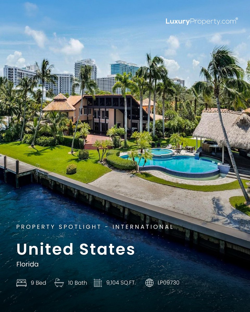 LuxuryProperty's tweet image. Bal Harbour waterfront villa with 9 bedrooms, stunning bay views, a private double lot, and direct beach access, an exclusive opportunity to create your dream estate.

Discover more: luxuryproperty.com/buy/9-bedroom-…

#LuxuryLiving #WaterfrontProperty #MiamiRealEstate  #CoastalLiving