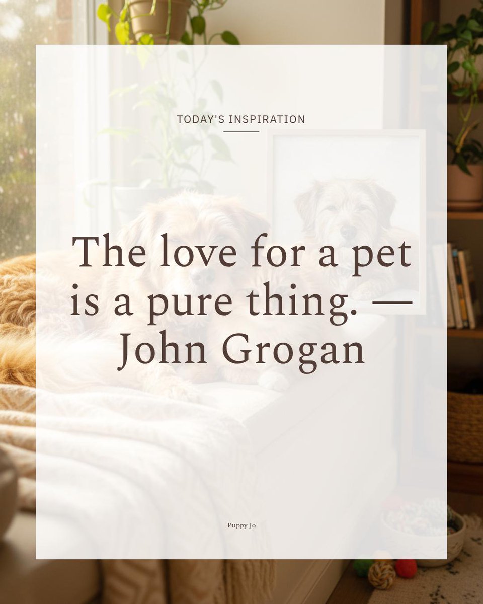 PuppyJoStore's tweet photo. The love for a pet is a pure thing." — John Grogan. That truth hits on lazy mornings and zoomie evenings. Turn that pure love into wall-ready custom portraits so every glance feels like a warm, familiar nudge. 🐾🖼️❤️ https://t.co/5tZHRJJ1EY https://t.co/iXhUTo29o0