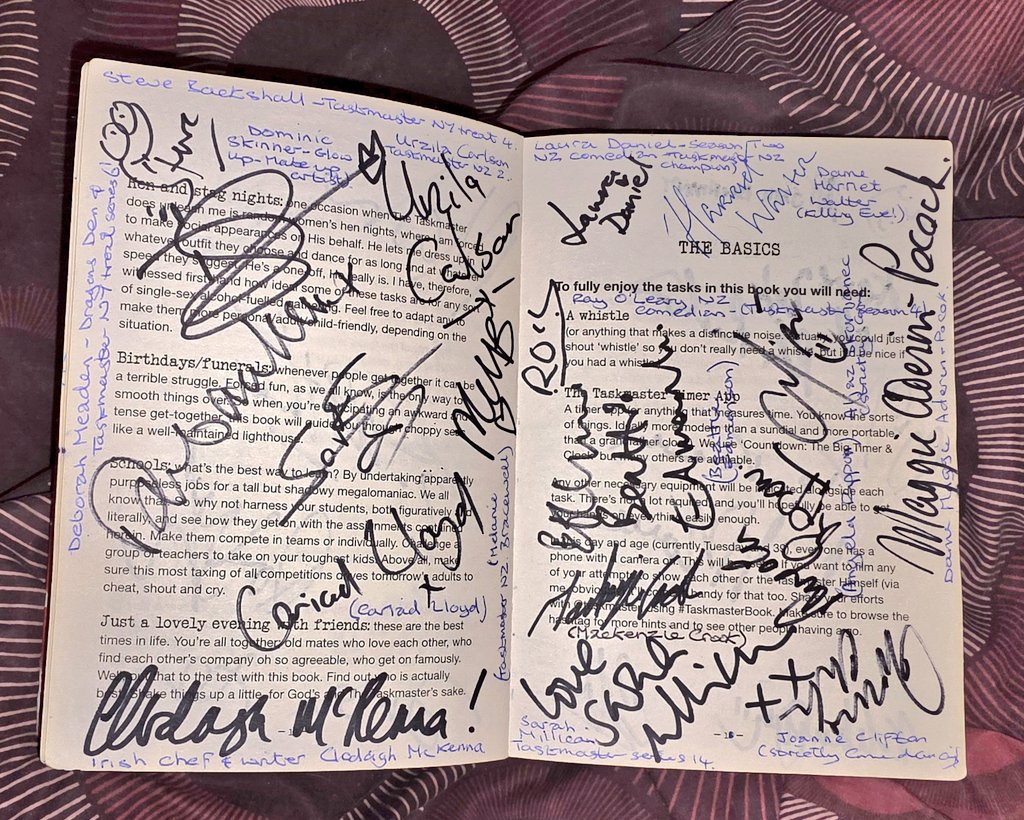 Kevenlaw's tweet photo. See @AlexHorne It's legally binding! ππ€£π Mackenzie Crook for @taskmaster is a done deal!!!! π€£ππ€£ #Taskmaster #taskmasterbook https://t.co/GLeFujZlMv