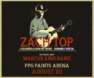 PPGPaintsArena's tweet photo. Zach Top is bringing his Cold Beer &amp; Country Music tour to Pittsburgh on August 20! Register for pre-sale at https://t.co/mvu8djyTsM https://t.co/yaFOeqDNbB