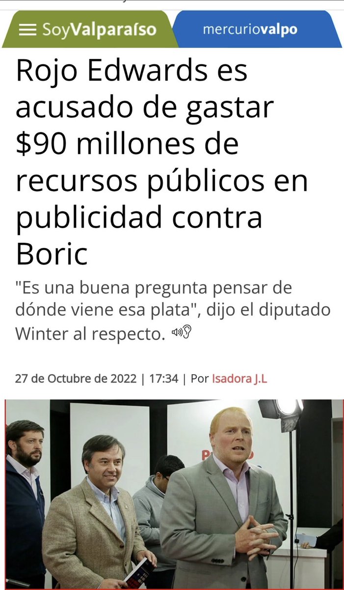ÉSTA “MANZANA CONFITADA”, que dé explicaciones ahora! De donde sacó los $ 90 millones! No creo que tan estúpido!! Que sea de su propio bolsillo!