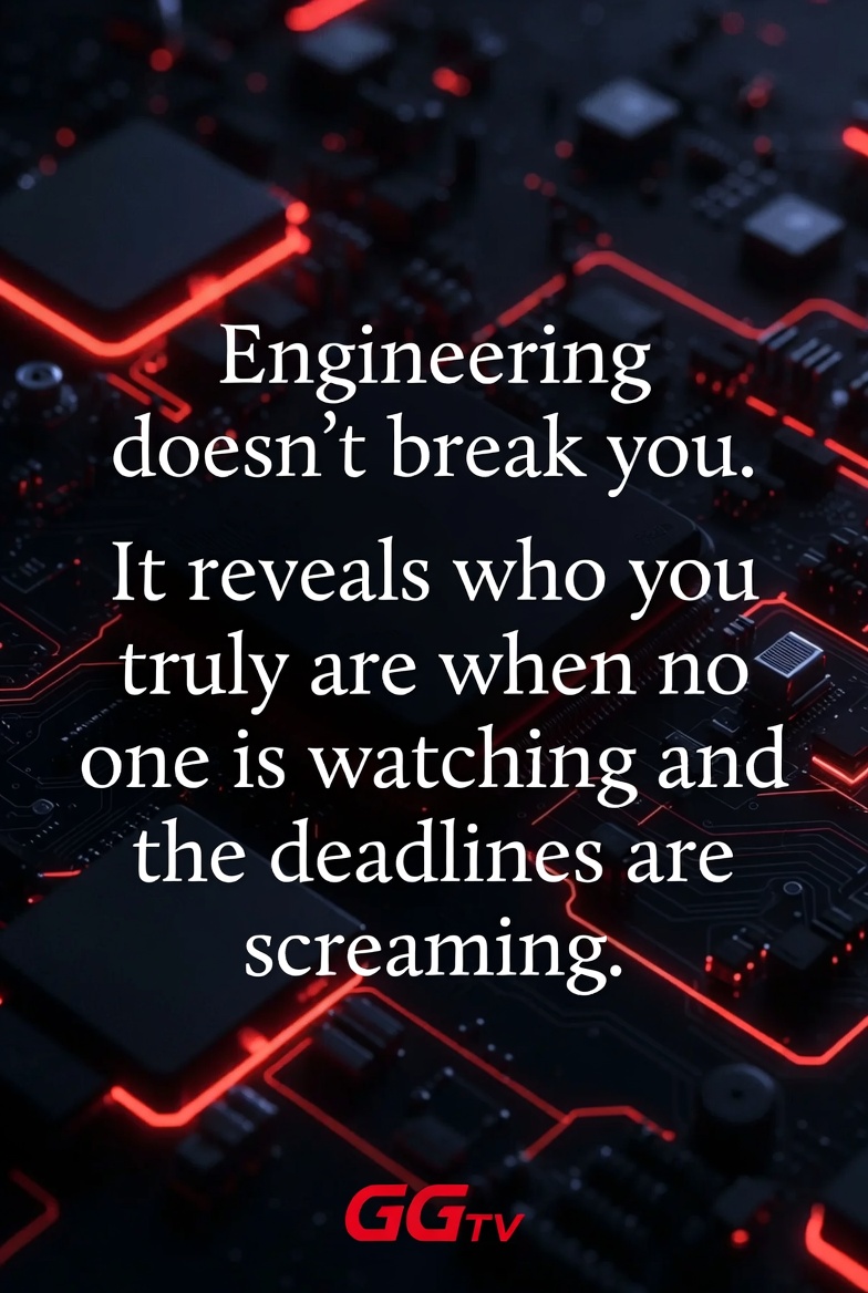 TGoyalji's tweet image. Engineering doesn’t break you.
It reveals who you truly are when no one is watching, and the deadlines are screaming.  
What’s your engineering revealing about you right now?  
Let’s hear it in the comments 

#engineeringlife #deadlines #studentstruggles #engineeringreality