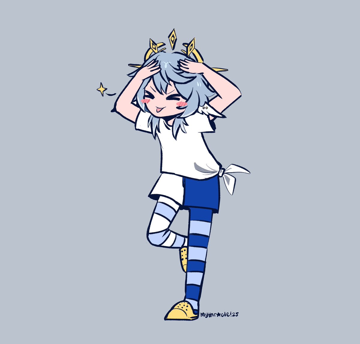 mythracle's tweet photo. reposting my birdbrain sunny from art account #sunday #sundayhsr https://t.co/Kt15YffG7T