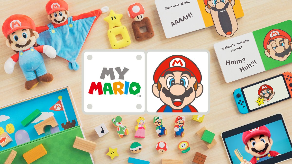 NintendoNL's tweet photo. Houten blokken, apps en meer! 

Bekijk hier de nieuwste toevoegingen aan de My Mario-reeks van producten voor jonge kinderen en ouders: https://t.co/gwisCktDdD https://t.co/vs9ivMrFgQ