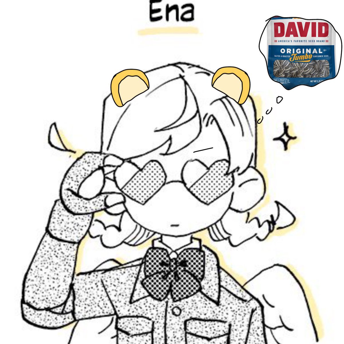 thekeyframe_guy's tweet photo. Despite being cupid, ena is still hamster.
#lovebullet https://t.co/Qbv2Gl0XKo