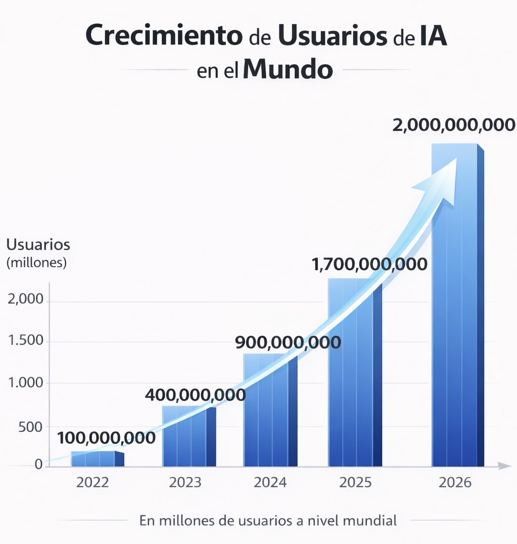 vleeko's tweet photo. El fenómeno del alcance de la inteligencia artificial, en proporción de los pocos años que lleva vigente, ha roto todos los esquemas de penetración y crecimiento. Si ya el Internet era sorprendente, la IA rompió con todo.

Esto va a cambiar el mañana en unos meses. https://t.co/tzR1B2FelC
