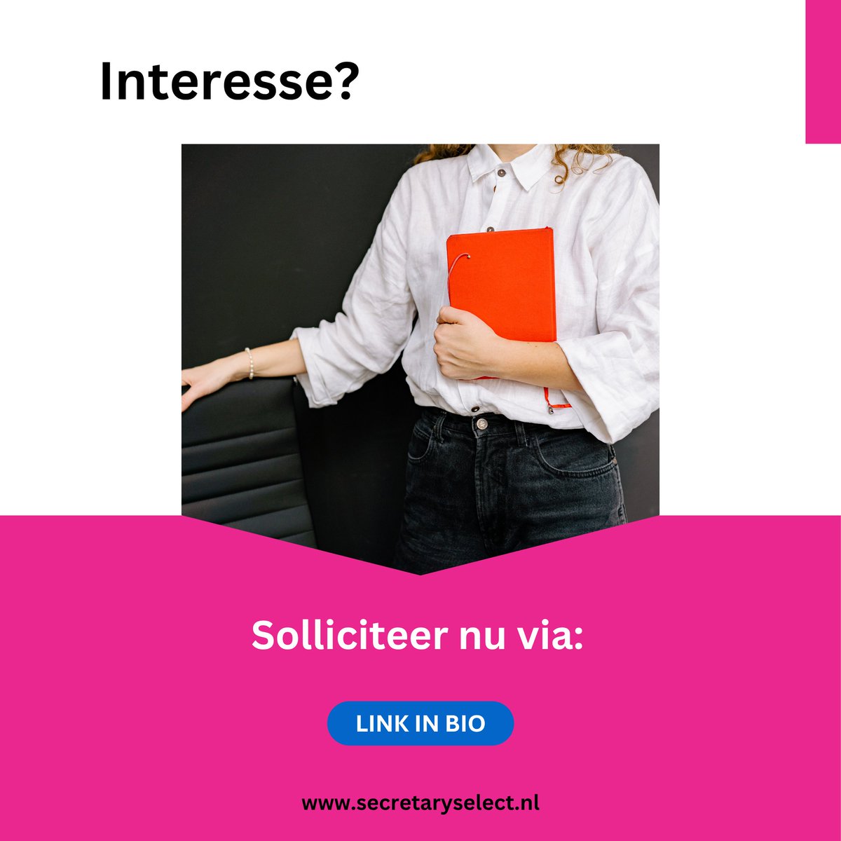 SecretarySelec's tweet photo. ✨ Vacature: Personal Assistant in Leiden (€4.500) ✨
📍 Leiden | ⏰ 32-40 uur | 🎓 MBO/HBO
🏠 Hybride | 📆 Vast | 💰 Tot €4.500

Proactief en nauwkeurig? Word de rechterhand van de directeur en zorg dat alles soepel verloopt.

Interesse? Solliciteer nu! https://t.co/dxmDRPZiiv https://t.co/vz8uTIlUZy