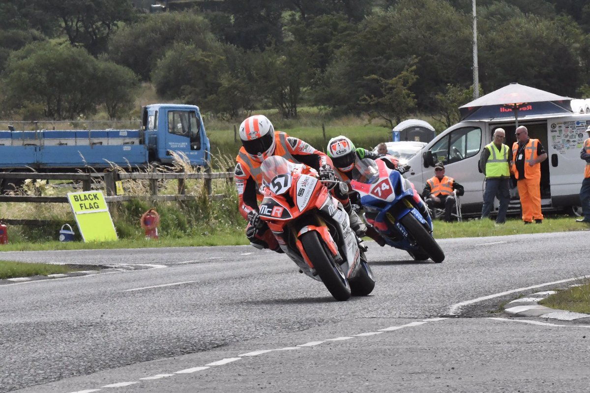 JohnJohnm53's tweet photo. Two of the top Continental stars of road racing at the 2019 Ulster Grand Prix…. Kamil Holan, Czechia, and Belgian ace Laurent Hoffman. #roadracing #UGP #Dundrod #IRRC #Czechia #roadracers https://t.co/sd4onsxqBm