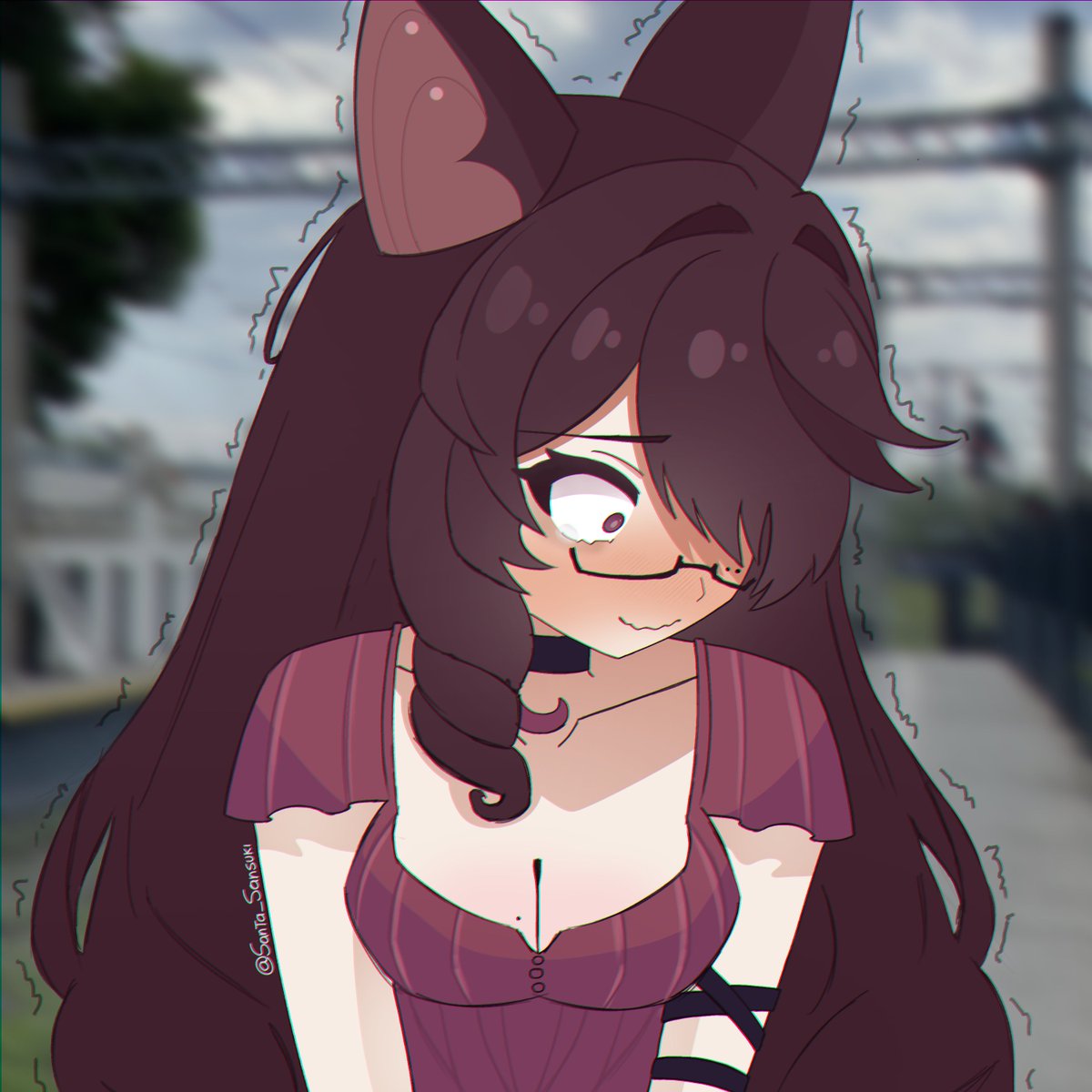 Santa_Sansuki's tweet photo. @lycoriia It’s the first thing that came to mind to draw when I saw you haha ʕ•́ᴥ•̀ʔっ
¡Hope you like it! https://t.co/wTebWptw98