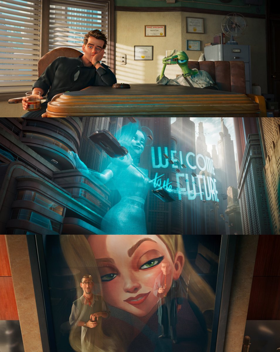 catsuka's tweet photo. First look at "Ray Gunn", the new animated feature film by Brad Bird.
Coming this year on Netflix.
https://t.co/CYQJ9fsErc https://t.co/HwjsU2PFmV