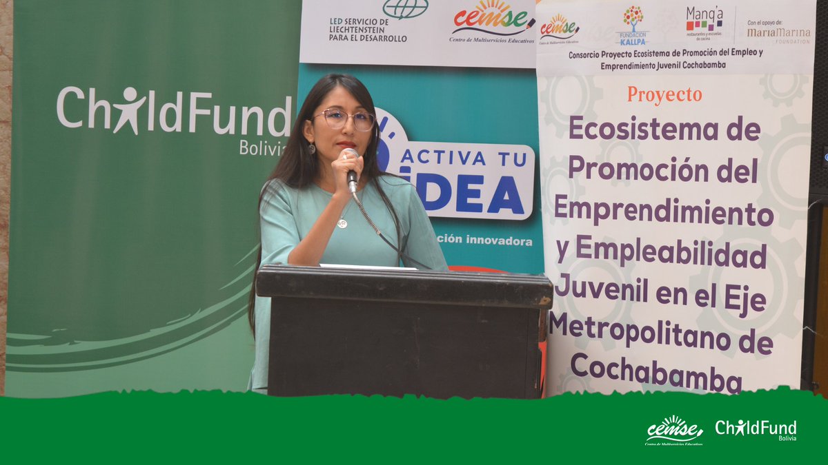 CemseCochabamba's tweet photo. 🚀 Lanzamiento de Conexión Emprendedora 2.0 en Cochabamba.
Una oportunidad para que jóvenes fortalezcan sus capacidades, accedan a recursos, generen redes y lleguen a nuevos mercados.

#Emprendimiento #Cochabamba #Juventud #Innovación #Oportunidades https://t.co/w2VuX3IwBp