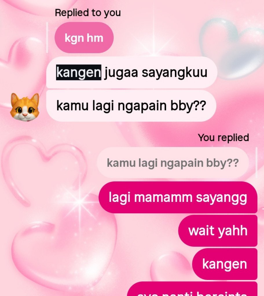 celixteg's tweet photo. @muncorner bilang aja nder gpp, cowo aku perna bilang gapapa kalau kita dikit" bilang kangen ke dia. ini waktu dia lg kerja msi sempet tanggepin dramaku🥹🫰 https://t.co/sbMNR7QgyV