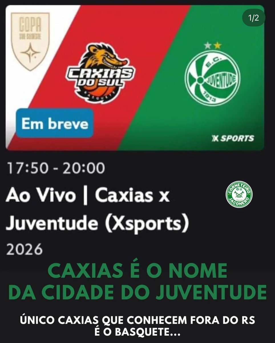 Tiagomr22's tweet photo. @CentralDoGrena Vitória merecida, mas não me leve a mal o basquete é maior que o meu rival! https://t.co/x1enNGQQ0O